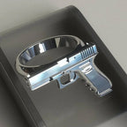 Imitation Gun Biker Ring — Stainless Steel