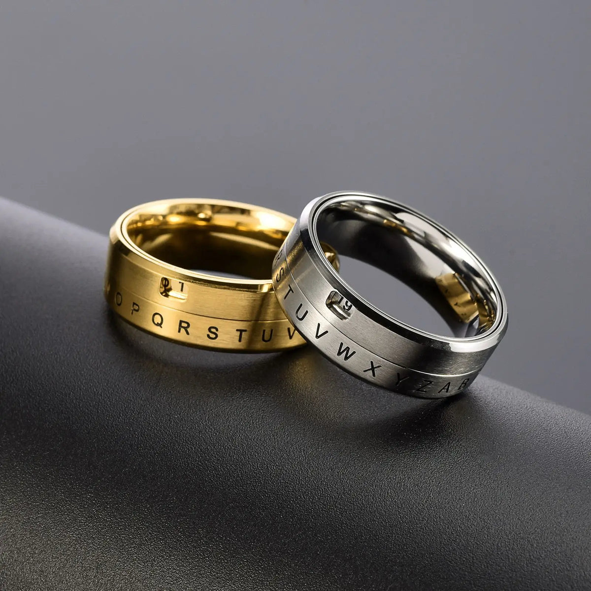 Viking Gothic Finger Spinner Ring — Stainless Steel