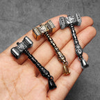 Viking Thor's Hammer Men Necklaces Stainless Steel Pendant Chain Women Punk Fashion Jewelry New In Accessories Gifts
