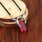 DMC Devil Maycry Pendant Necklace Devil Hunter Dante Perfect Amulet Red Crystal Necklaces for Women Men Choker Jewelry