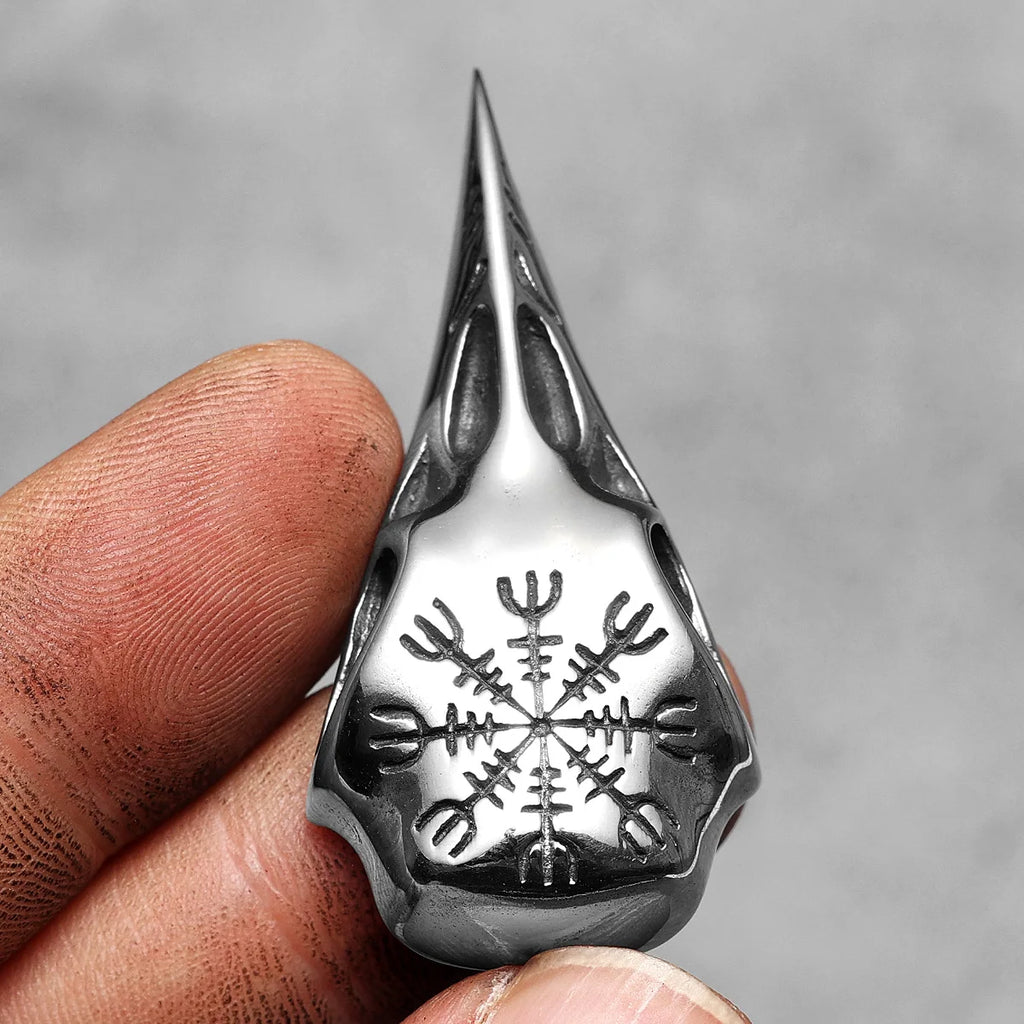 Viking Crow Simple Men Necklaces With Pendant Stainless Steel Jewelry For Male Women Punk Hip Hop Accessories Gifts Wholesale
