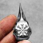 Viking Crow Simple Men Necklaces With Pendant Stainless Steel Jewelry For Male Women Punk Hip Hop Accessories Gifts Wholesale