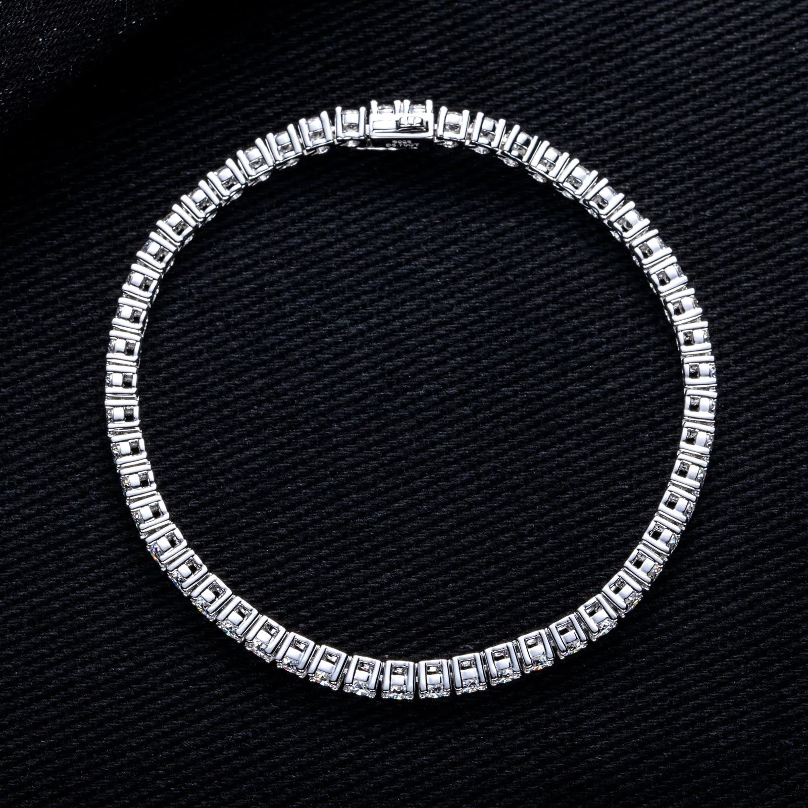 Iced Out Tennis Bracelet 3mm — 925 Silver