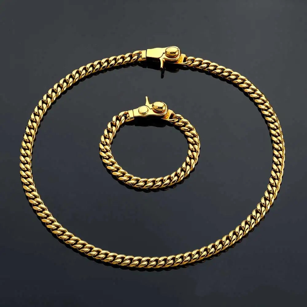Cuban Bracelet Stainless Steel Polished
