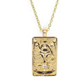 Iced Out Tarot Moon Star Necklace — CZ Zircon