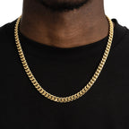PVD Cuban Link Chain Necklace — Stainless Steel