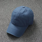 Oversized Cotton Baseball Cap — Adjustable Fit