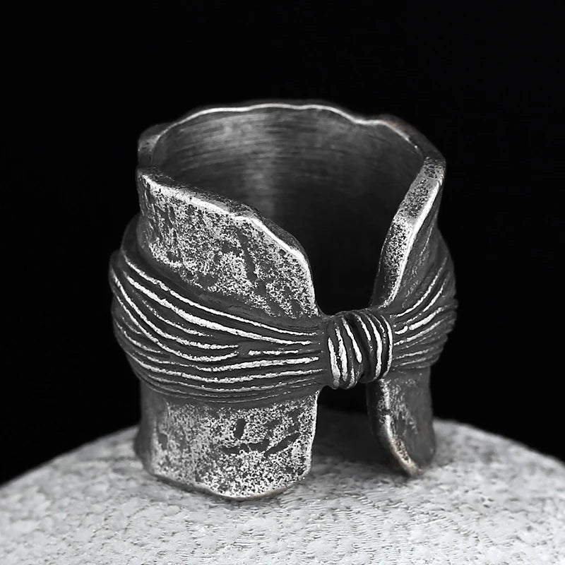 Stainless Steel Viking Simple Ring vintage Hammer retro punk Classic Ring Male finger Love Jewelry for man Gift OSR514