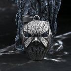 Biker Retro 2024 New Fashion 316L Stainless Steel Punk Rock Skull Mask Pendant Necklace For Man Women Music Brand