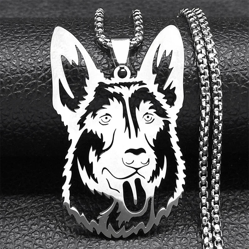 Sweet French Bulldog Chain For Women Men Stainless Steel Silver Color Animal Puppy Pug Dog Lovely Pendant Necklace