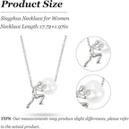 New Man Pushing Stone Sisyphus Necklace Personality Perseverance Symbol Pendant Necklace Silver Color Simple Jewelry