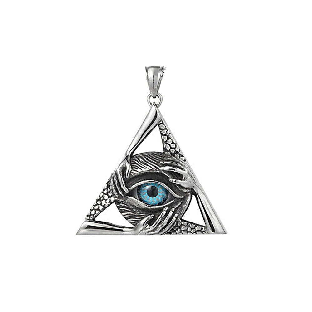 Evil Eye Pendant — Stainless Steel