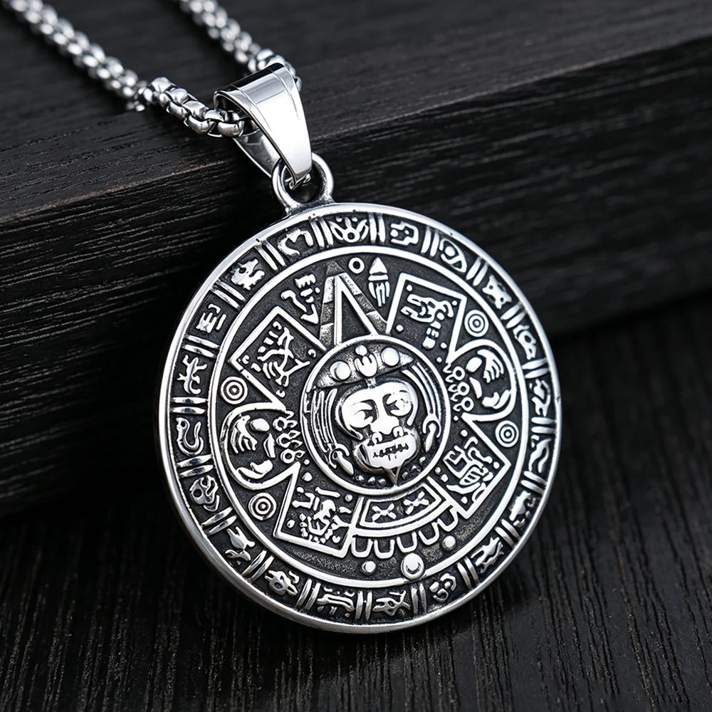 Statement Stainless Steel Pendant Necklace