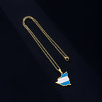 Nicaragua Map Pendant Necklace