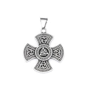 Celtic Cross Knot Pendant — Stainless Steel