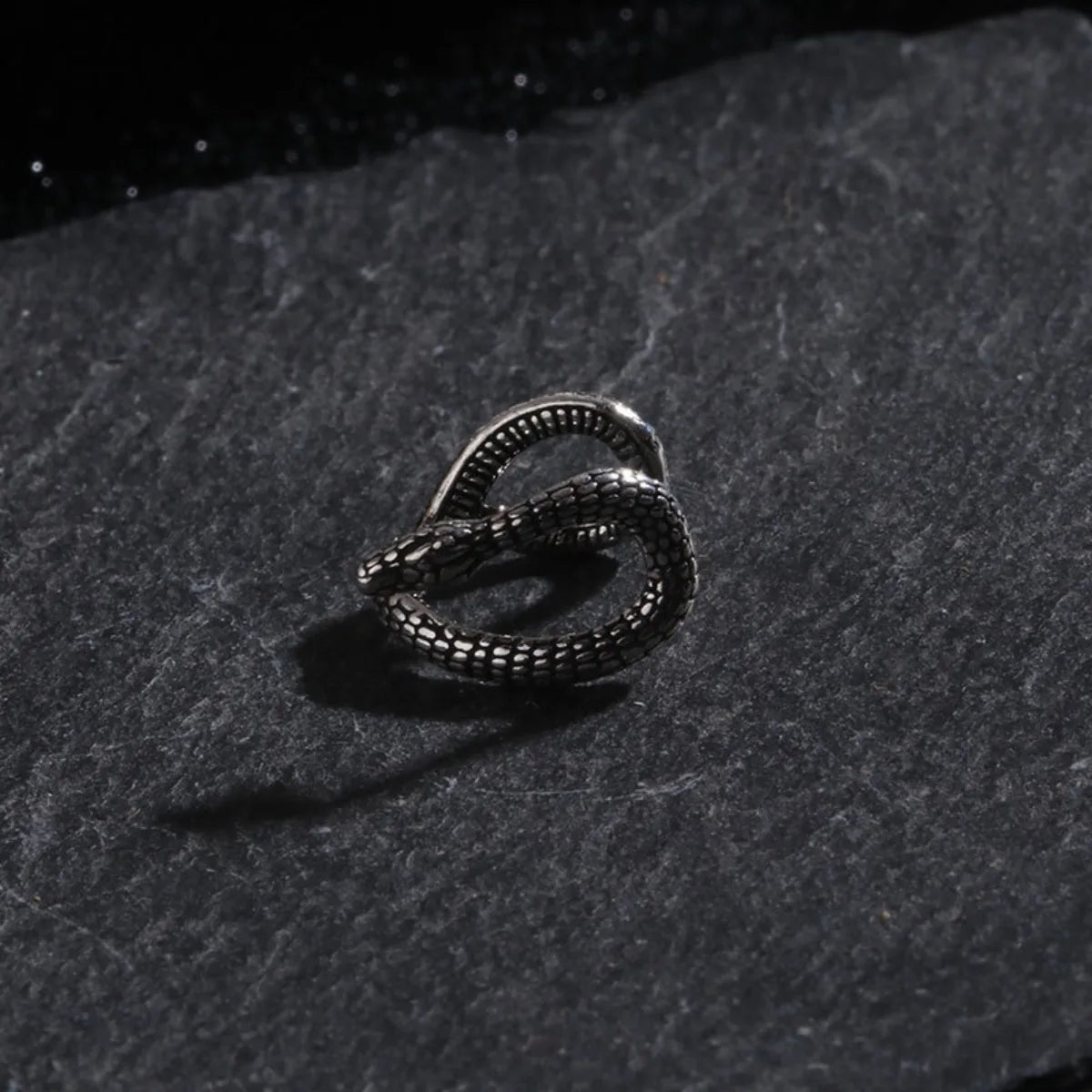Fashion Snake Ear Cuff, Stainless Steel Clip Earrings for Women Men Jewelry for Sensitive Ears Punk Hip Hop