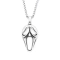 Punk Vintage Clown Mask Pendant Necklace For Men Boys 316L Stainless Steel Skull Mask Necklaces Party Jewelry Gifts Dropshipping