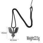 Cheap electroplated stainless steel phoenix pendant necklace, Thanksgiving, Christmas, and New Year gifts
