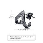 Triangle Stud Earrings — Stainless Steel