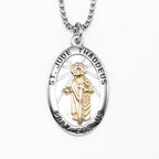 St. Jude Pendant Necklace Stainless Steel