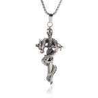 Skull Cross Pendant Necklace