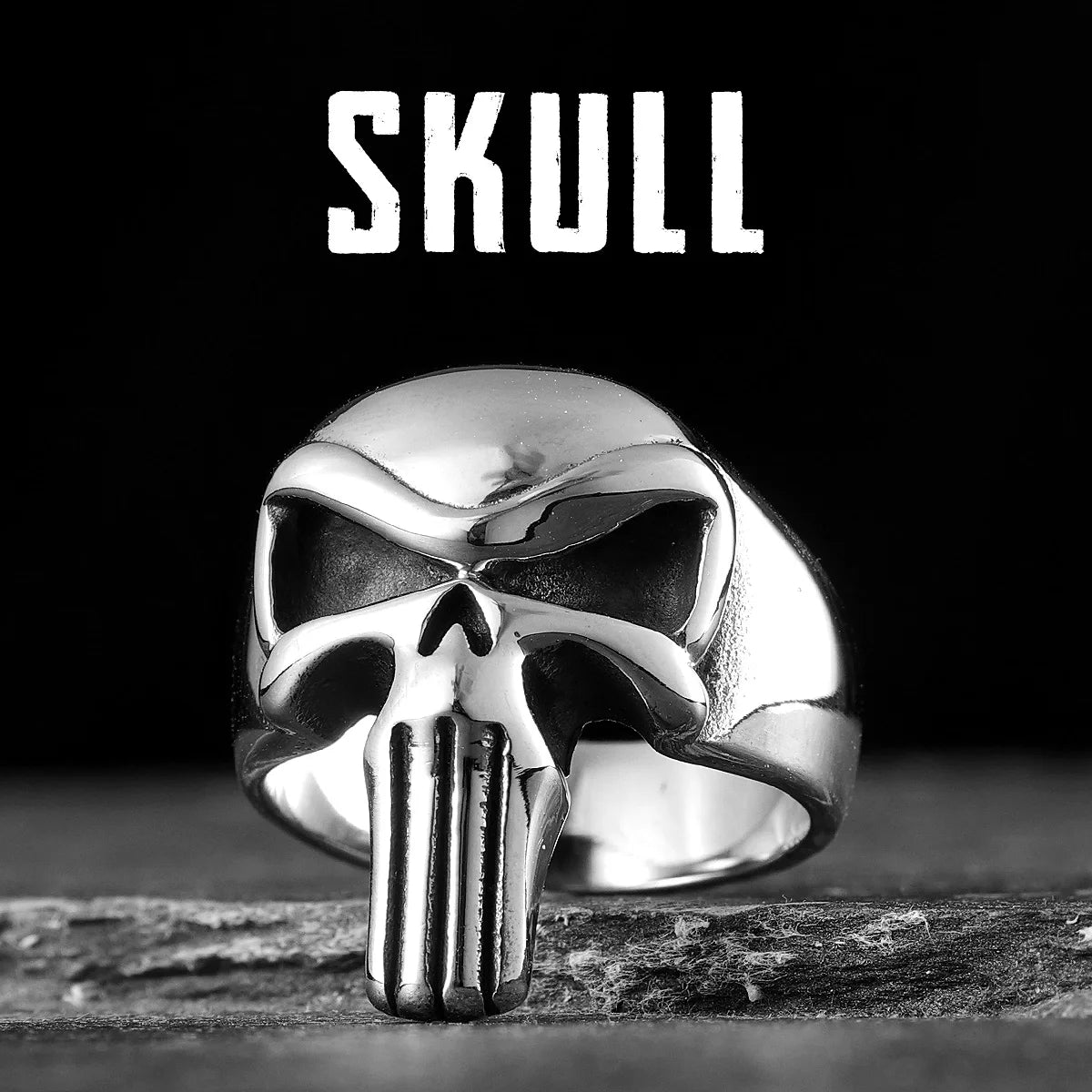 Movie Skull Ring — Stainless Steel