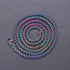 Box Chain Necklace Stainless Steel 3MM