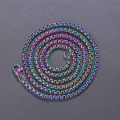 Box Chain Necklace Stainless Steel 3MM
