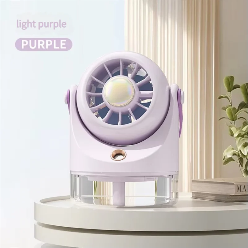 MEET SUN usb charging mini electric fan desktop spray air conditioning fan 3 grade air conditioning water-cooling fan
