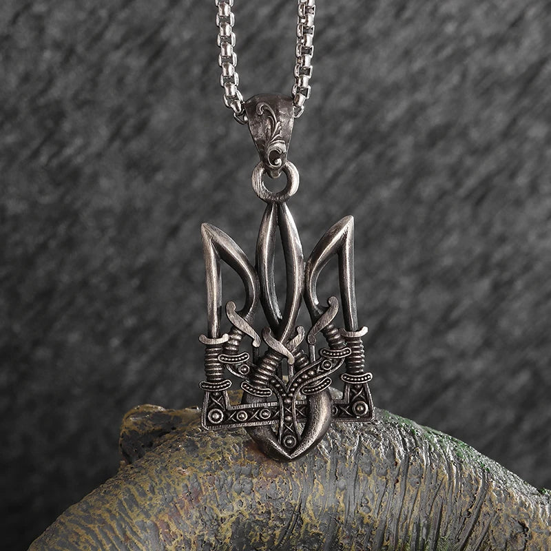 Vintage Cthulhu Mythos Octopus Sea Monster Pendant Necklace for Men Hip Hop Fashion Cool Jewelry Gift