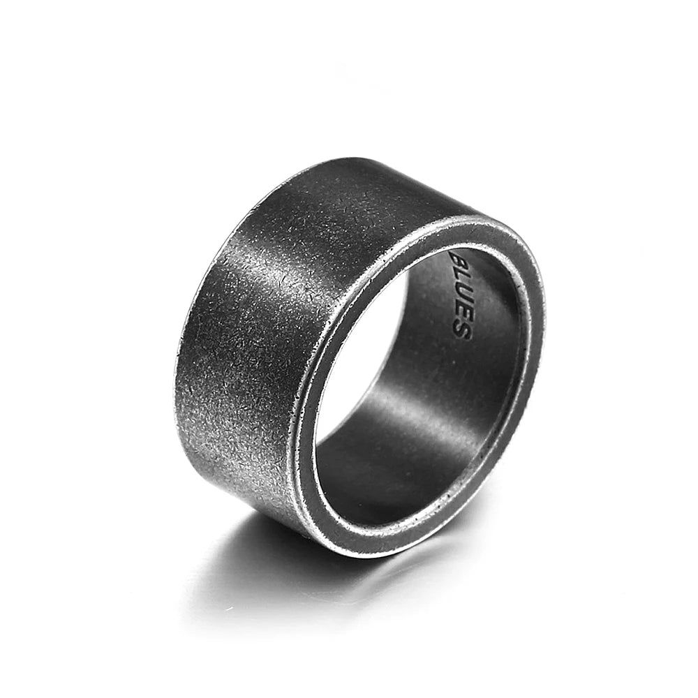 Korean Version Of Simple Ring Men Women Punk Hip Hop Stainless Steel Biker Men Ring Fashion Simple Jewelry Gift Wholesale