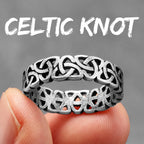 Celtic Knot Hollow Ring Stainless Steel