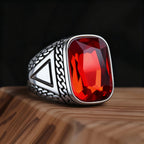 Onyx Variety Ring — Stainless Steel
