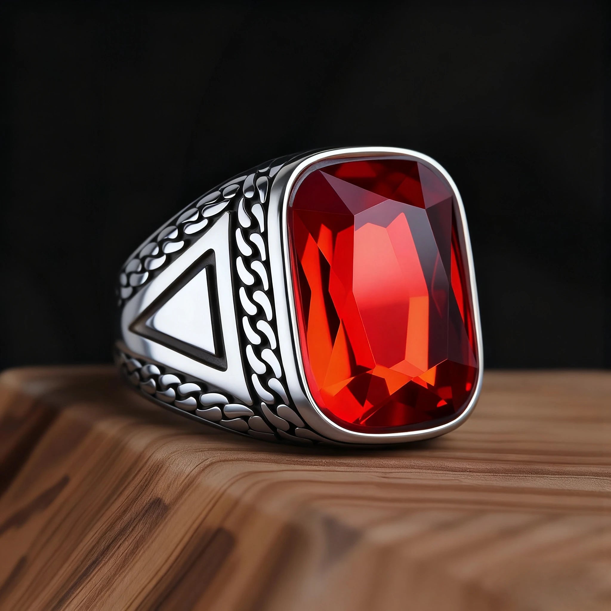 Onyx Variety Ring — Stainless Steel