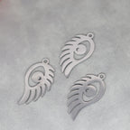3pcs Eye of Horus Charms DIY Craft Tassels Earrings Necklace Jewelry Making Devil Eye Amulet Stainless Steel Pendant