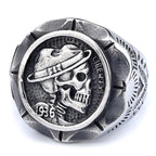 Multi Style Gothic Skull Rings Stainless Steel Fashion Personality Hip-hop Men Ring Biker Party Charm Jewelry Gift