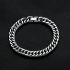 New Arrival Width 10MM 316L Stainless Steel Cuban Chain Bracelet For Men Fashion Hip Hop Party Accessories Boyfriend
