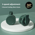 Portable Clip-on Bladeless Mini Fan, 3-Speed Rechargeable Personal Cooling Fan for Travel, Office, Outdoor, Sports