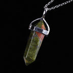 Amethyst Crystal Pendant Necklace