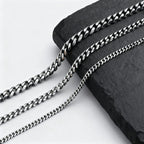 Cuban Chain Necklace 3-7mm — Stainless