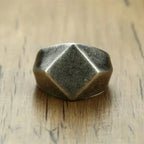 Flat Top Signet Ring — Stainless Steel