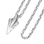 Viking Spearhead Pendant — Stainless Steel