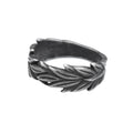 New Vintage 316L Stainless Steel Black Ears of Wheat Rings For Men Women Fashion Punk Creative Amulet Jewelry Gifts