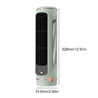Rechargeable Wall Mount Air Cooler Silent Vertical Tower Fan Air Conditioning Fan for Home Bedroom Office Living Room