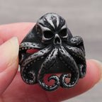 Pirate Skull Octopus Ring — Stainless Steel