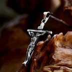 Jesus Cross Pendant — Stainless Steel