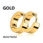 1 pair Fashion Simple Padlock Pendant Stainless steel lock Shaped Stud Earrings For Women Punk Hip Hop Style Ear