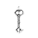 Vintage Gothic Key Pendant Necklace — Stainless Steel