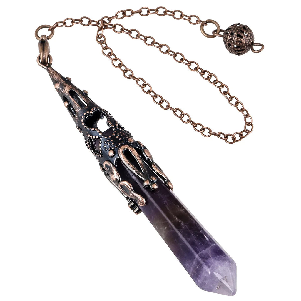 Stone Black Pendant Necklace
