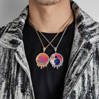Iced Out Photo Pendant Necklace